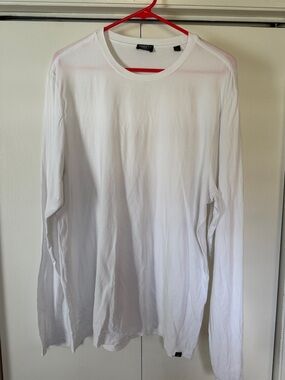 Faherty Reserve White Long-Sleeve Top